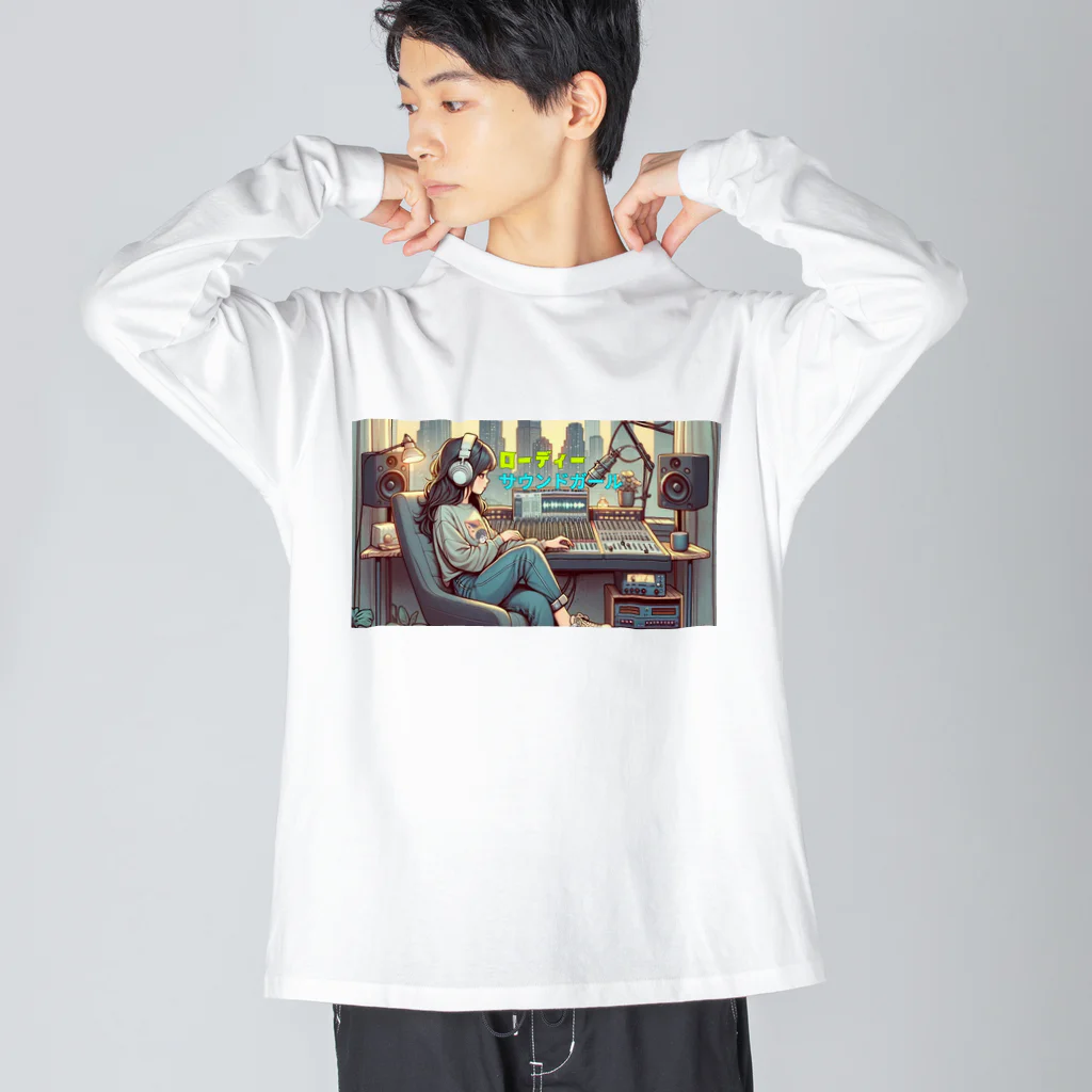 RoadieSoundGirlのローディーサウンドガール Big Long Sleeve T-Shirt