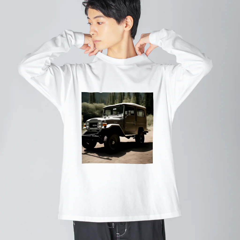 Vintage MotorVehicleのトヨタ・ランドクルーザー Big Long Sleeve T-Shirt