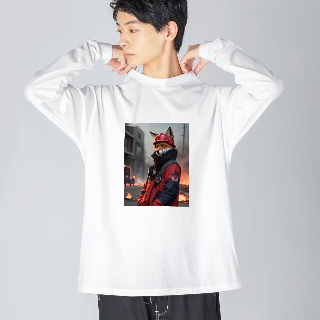 ZZRR12の狐の勇者 Big Long Sleeve T-Shirt