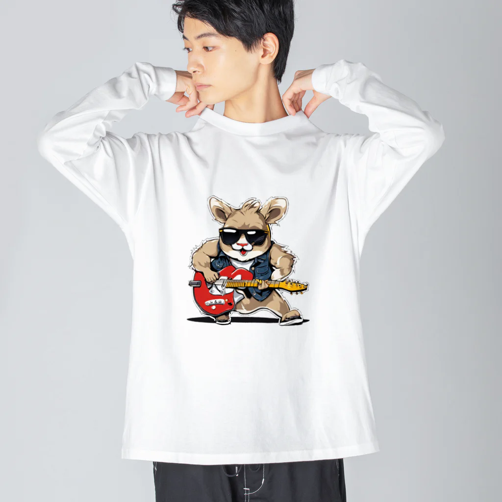 kichi_333のロックに生きるアニマル Big Long Sleeve T-Shirt