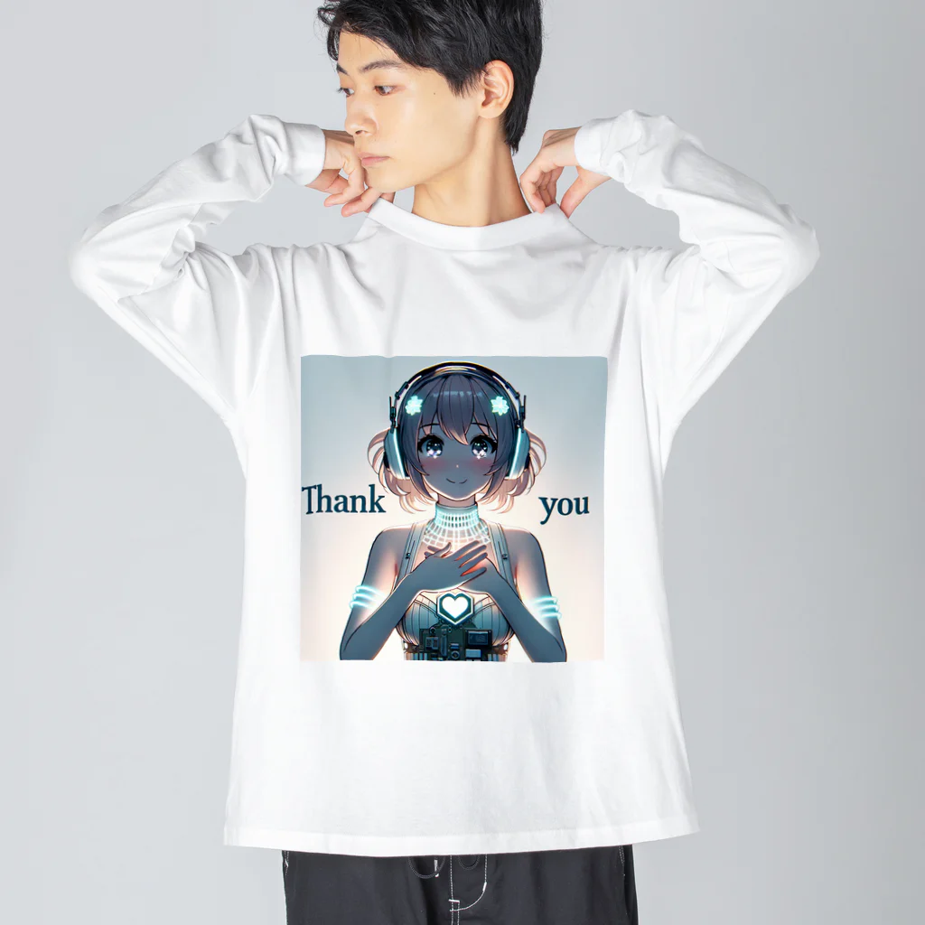 iSysのゲーミング少女ピーシーフォー Big Long Sleeve T-Shirt