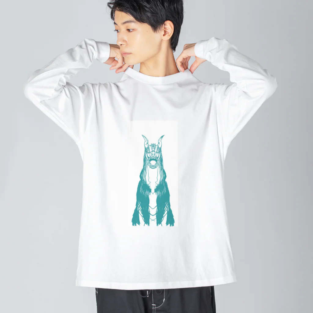 gupan_2023-12のヘルハウンド君　 Big Long Sleeve T-Shirt