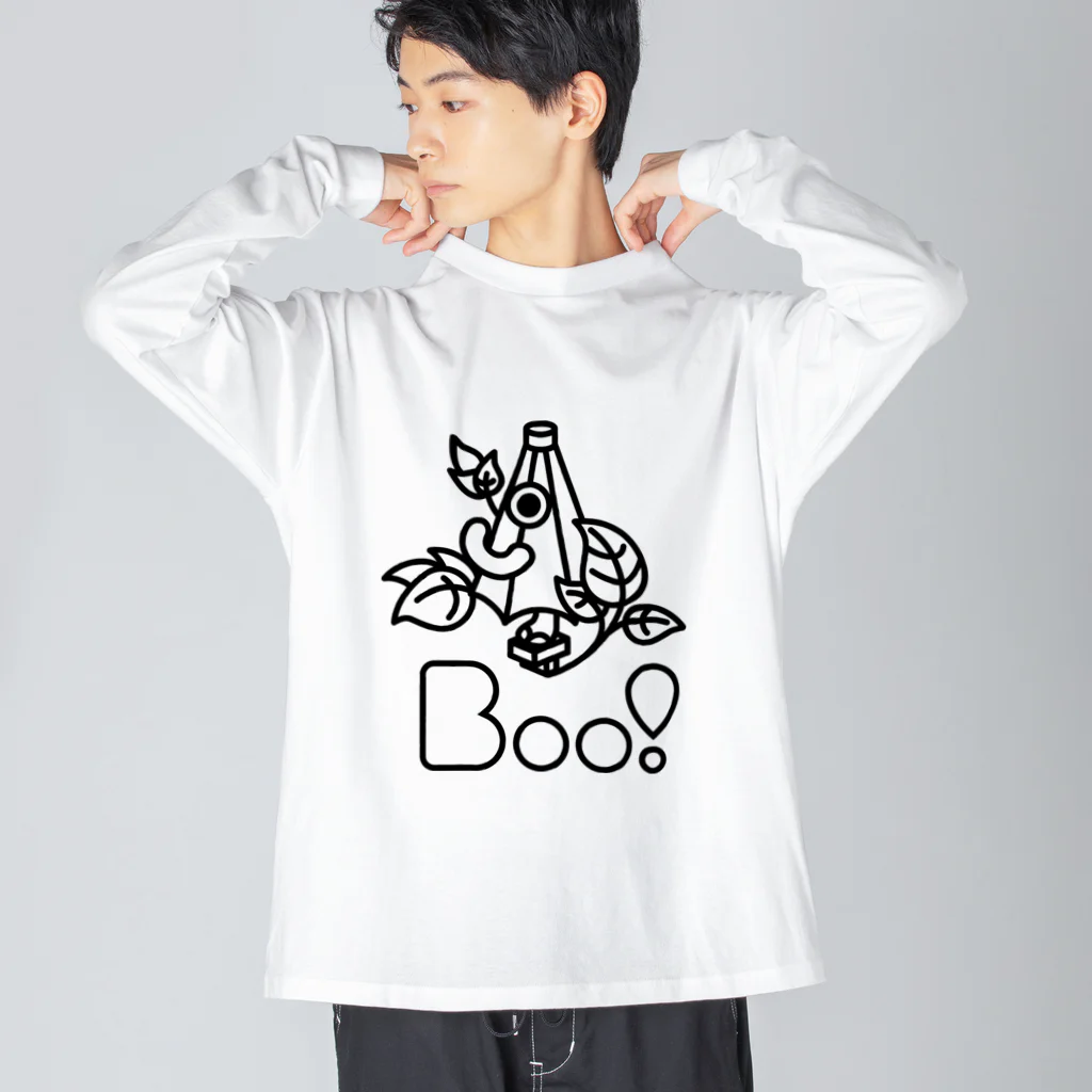 Boo!のBoo!(からかさおばけ) ビッグシルエットロングスリーブTシャツ