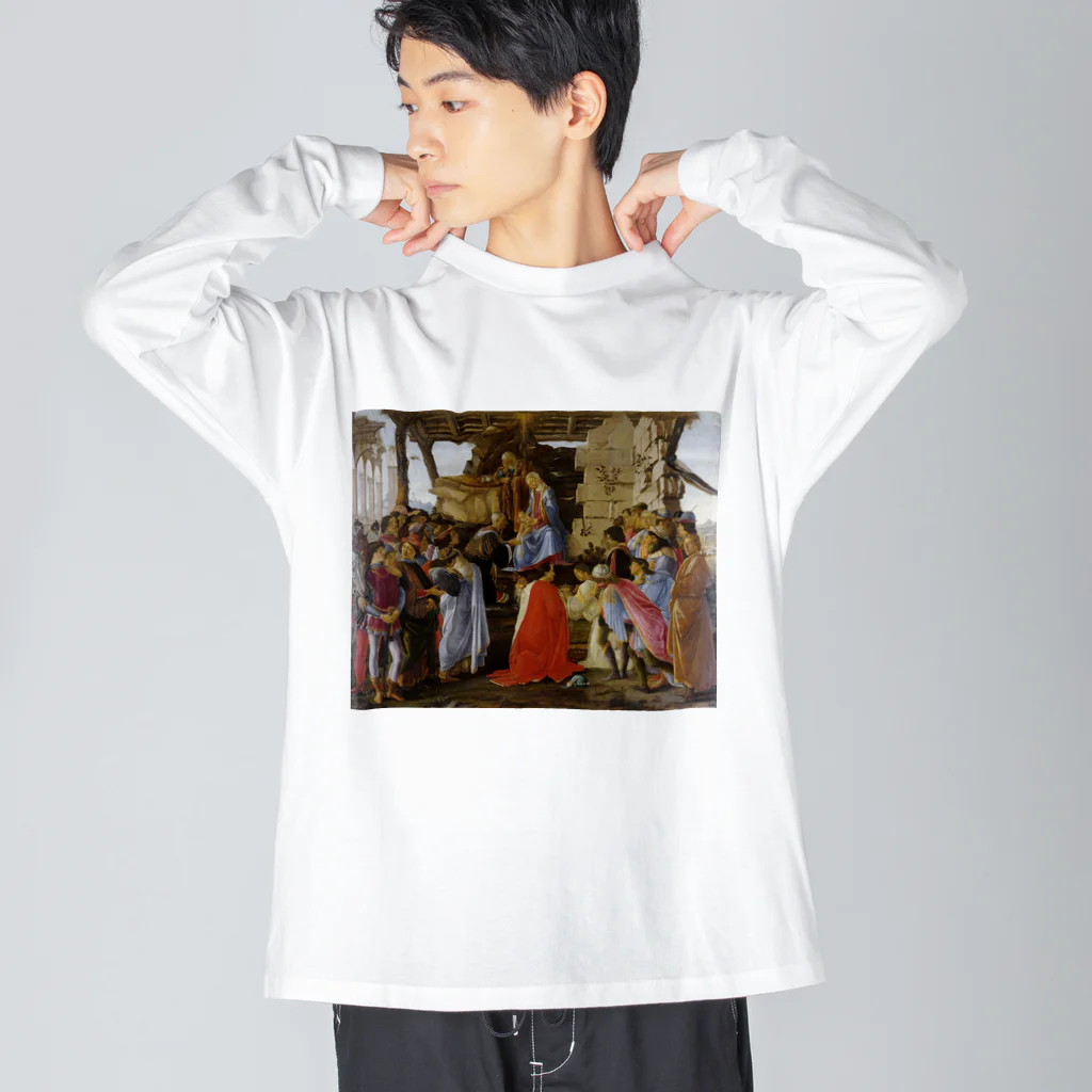 世界美術商店の東方三博士の礼拝 / Adoration of the Magi ビッグシルエットロングスリーブTシャツ