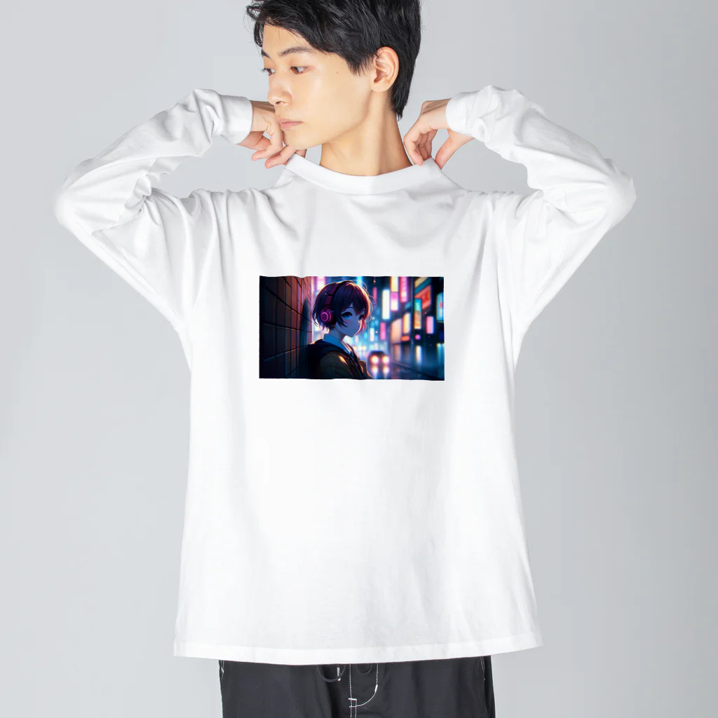 TOKYO_MELANCHOLIC_REVERIEのミア Big Long Sleeve T-Shirt