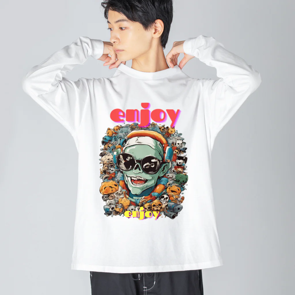 ファンタジーテックのENJOYしようゼ Big Long Sleeve T-Shirt