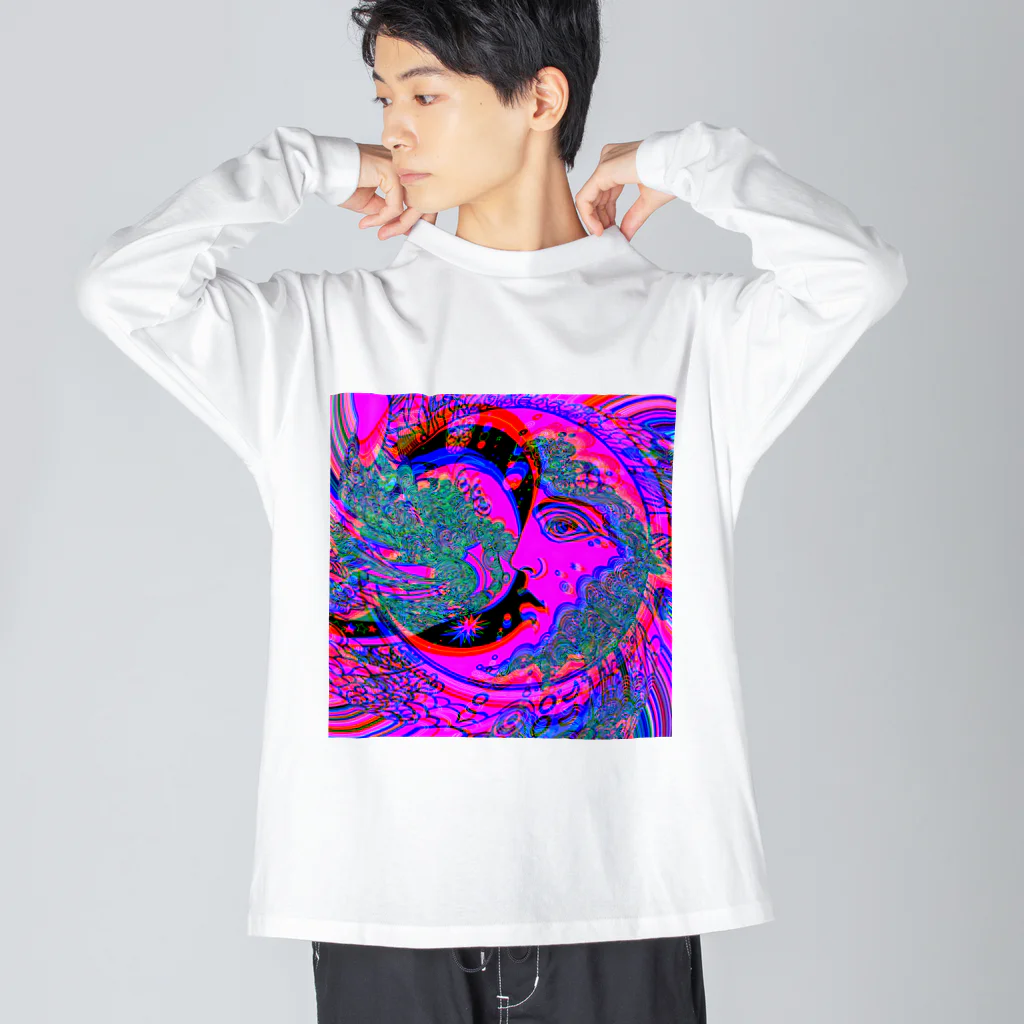 moon_takuanの小宇宙B2「Microcosm B2」 Big Long Sleeve T-Shirt