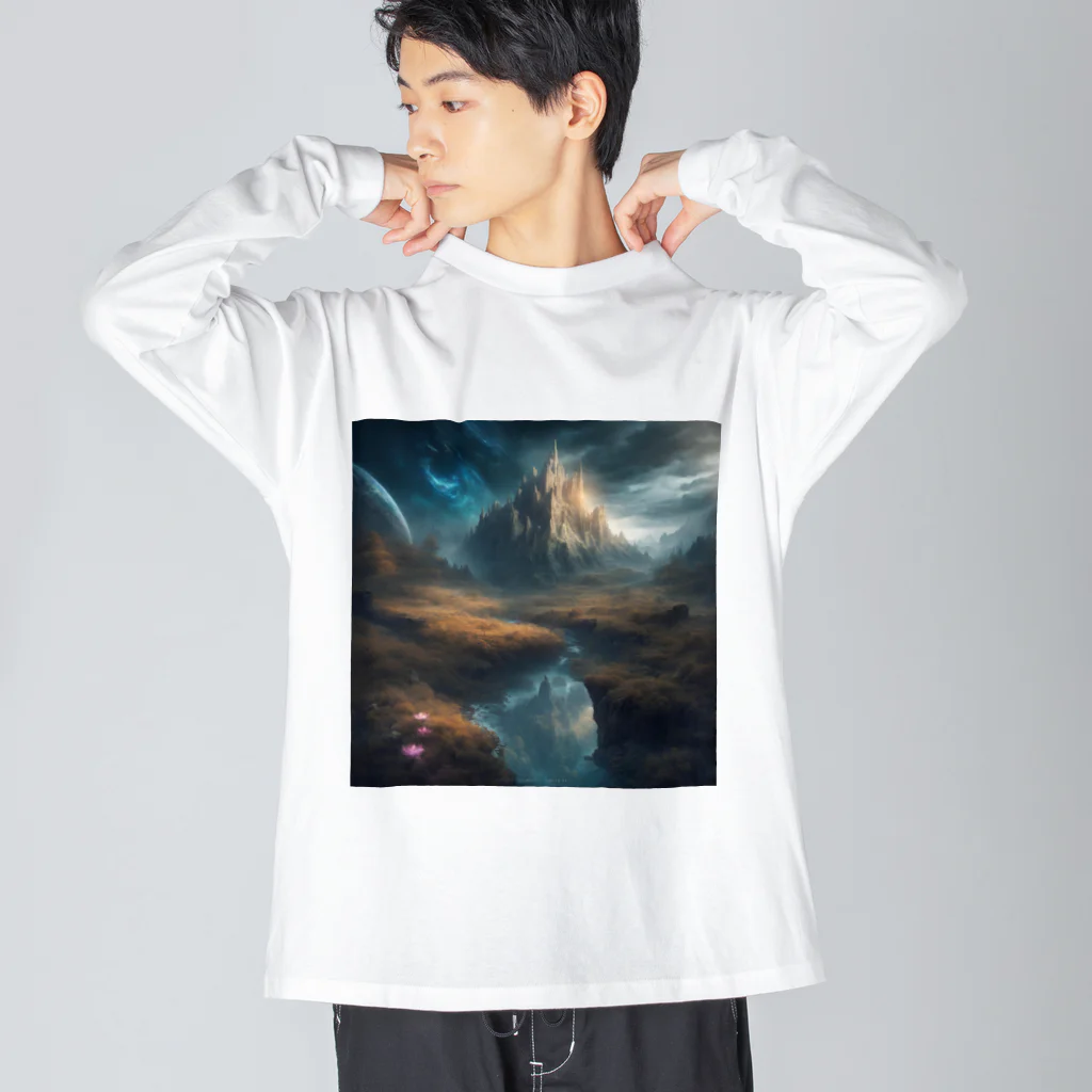 MO23の神秘的な空間 Big Long Sleeve T-Shirt