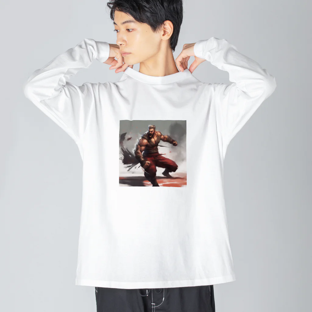 某アニメ風グッズのバトルブレイズ・バロックス Big Long Sleeve T-Shirt