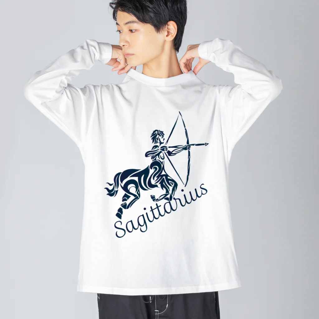 chicodeza by suzuriのサジタリウス Big Long Sleeve T-Shirt