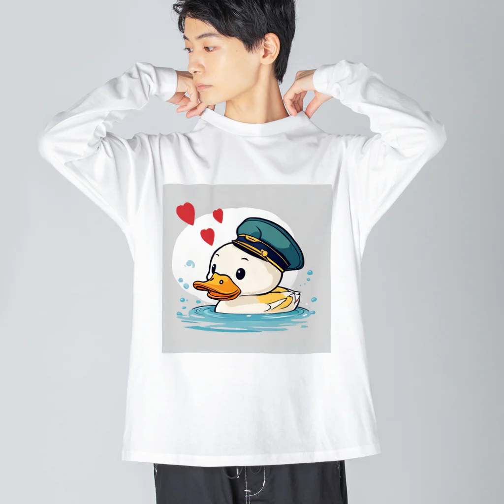 ザ☆めんまのお店のゆっくり進行☆あひる隊長！ Big Long Sleeve T-Shirt