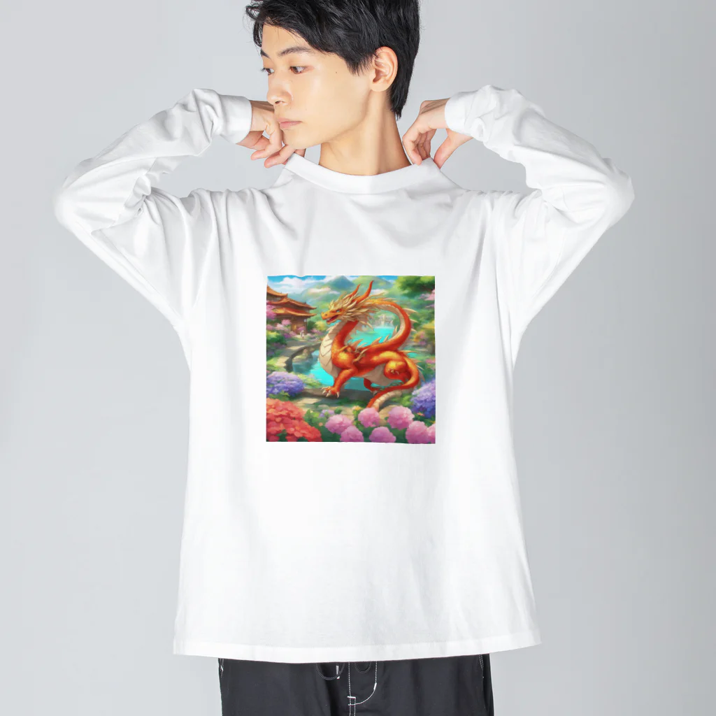 janeiroのDoragon６ Big Long Sleeve T-Shirt