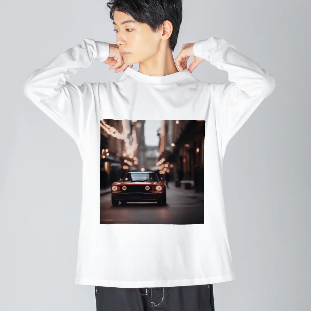 myu-vivi0505の車とネオン Big Long Sleeve T-Shirt