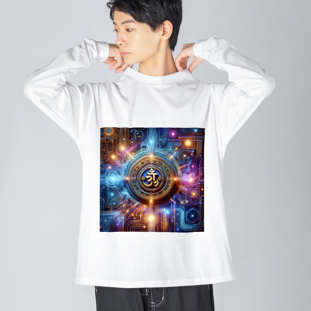 itohmaの梵字＋AI Big Long Sleeve T-Shirt