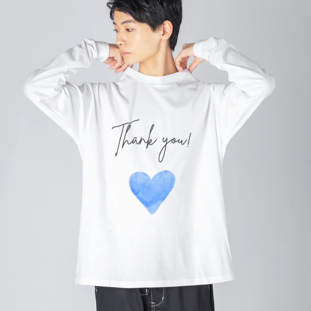 JUNK_HEDDのハート Big Long Sleeve T-Shirt