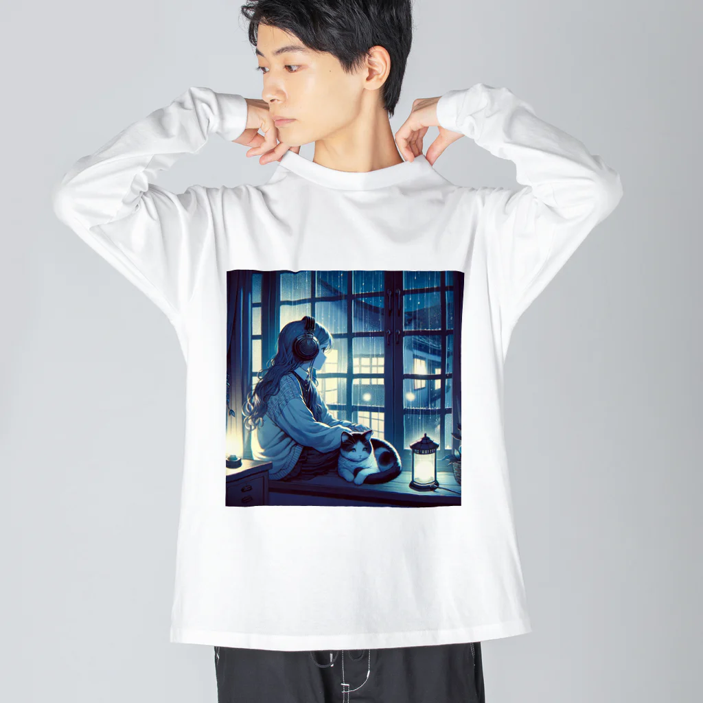 zengoの雨になったね Big Long Sleeve T-Shirt