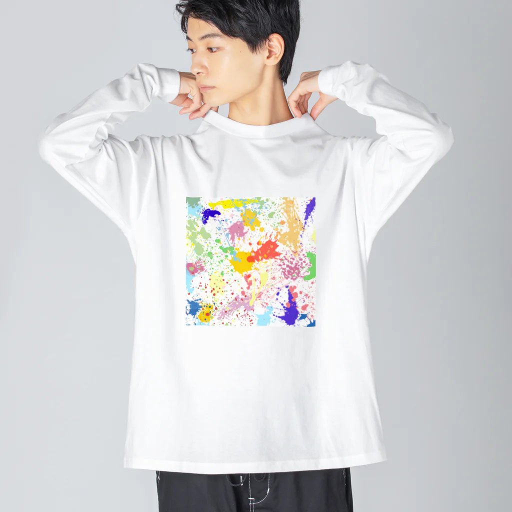 mame SHOPのRAKUGAKI🎨 ビッグシルエットロングスリーブTシャツ