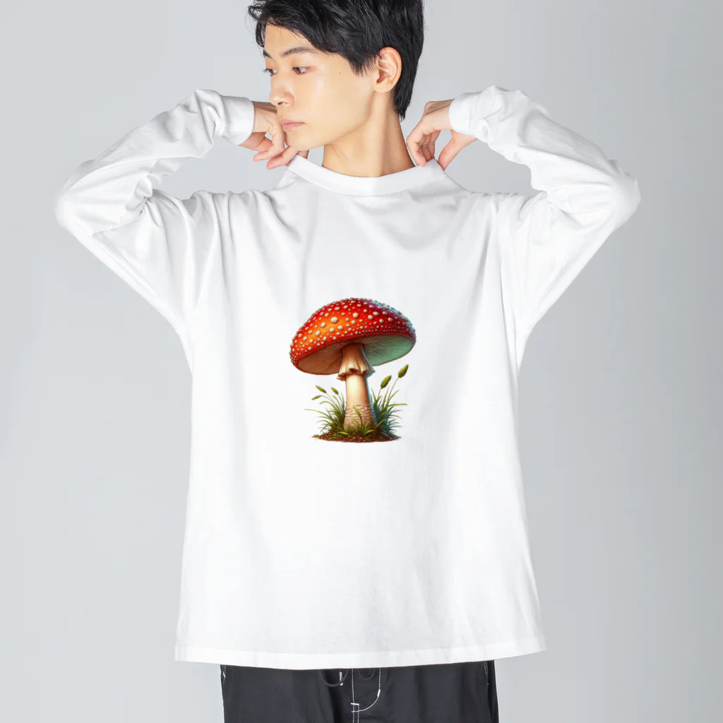 mushupのアマニタ・ムスカリア Big Long Sleeve T-Shirt