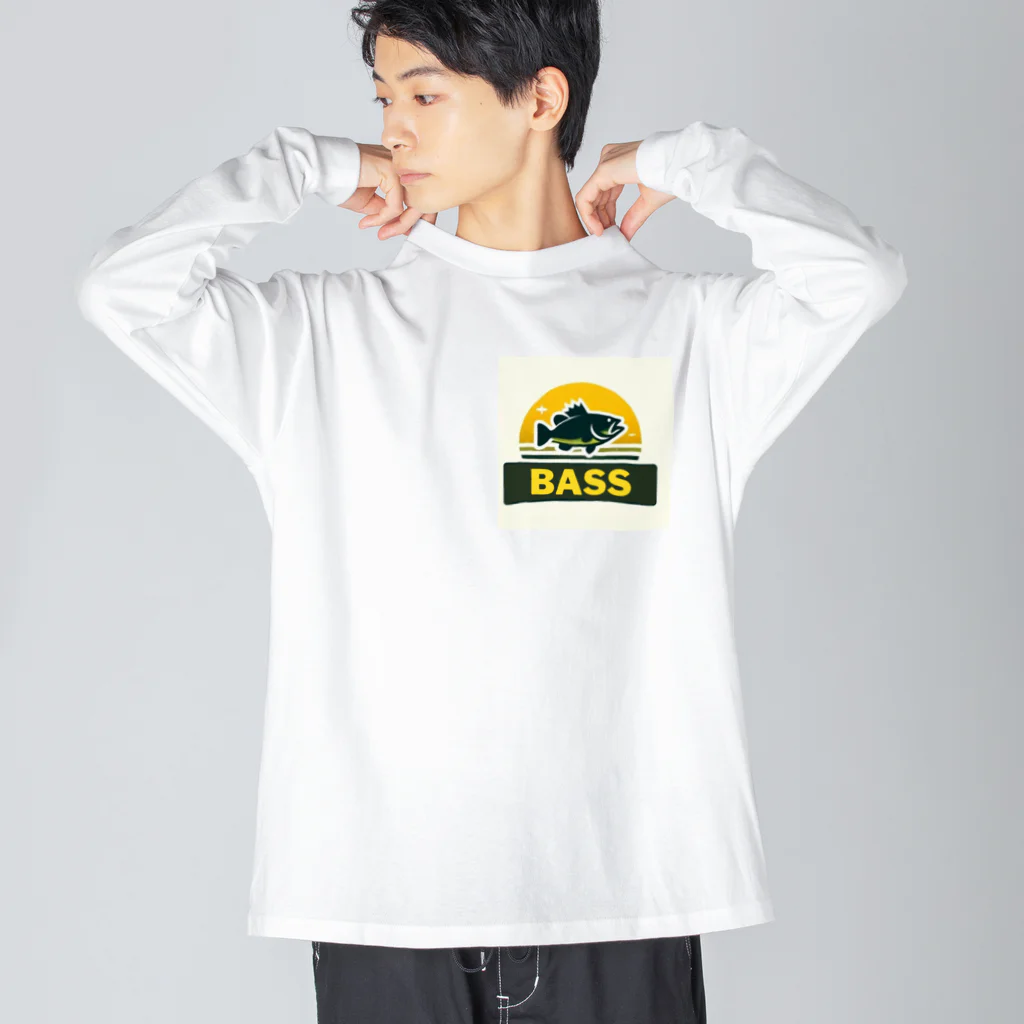 bassblocksのレトロバスロゴ ビッグシルエットロングスリーブTシャツ