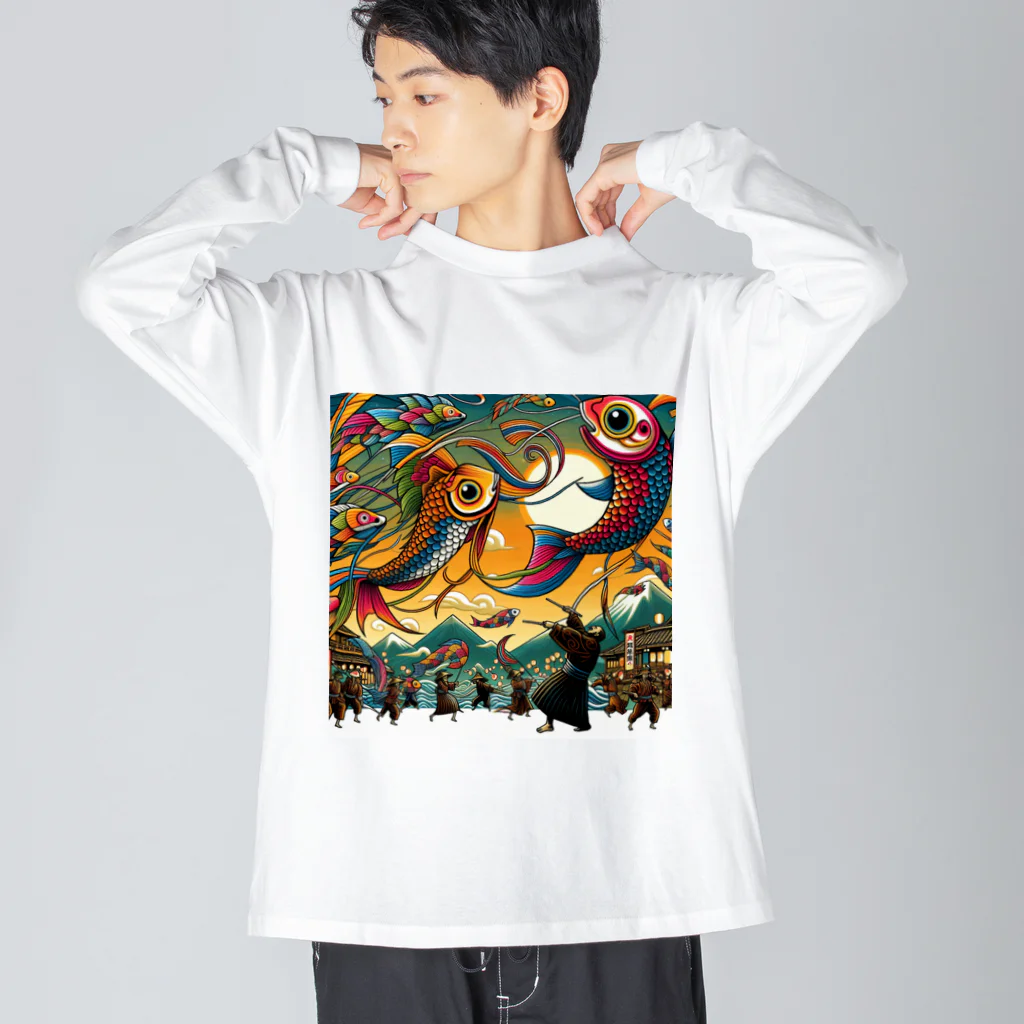 yos-1292583のカープさいしん Big Long Sleeve T-Shirt