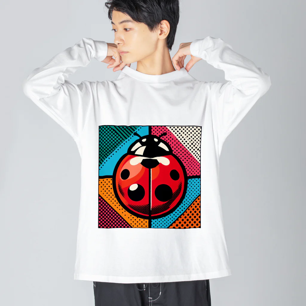 Mushikingのポップなテントウムシ Big Long Sleeve T-Shirt