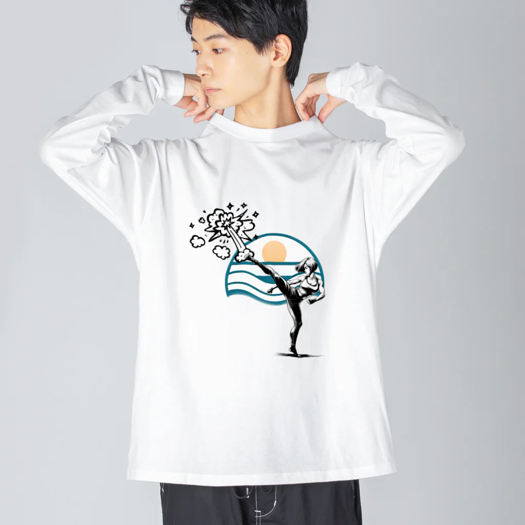 Namataのkick something up Big Long Sleeve T-Shirt