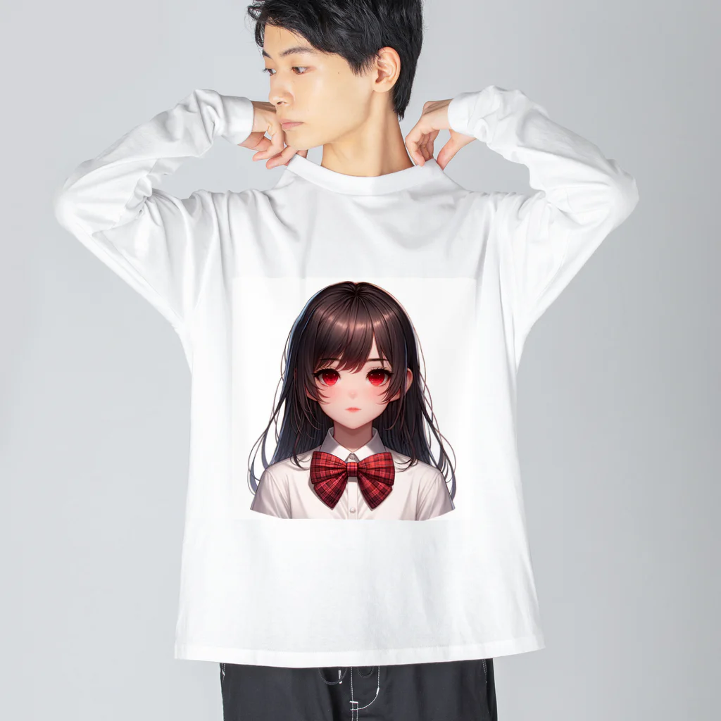 AIchan（AIイラスト）の愛081 Big Long Sleeve T-Shirt