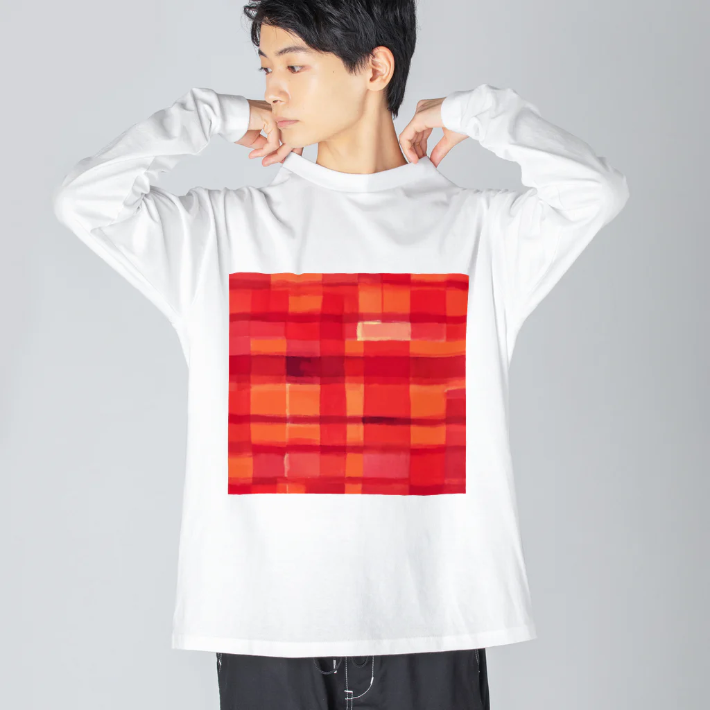 IntoDiamondのサンセット　v4 Big Long Sleeve T-Shirt