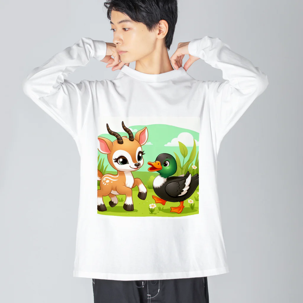 yos-1292583のガモカモグーシー Big Long Sleeve T-Shirt