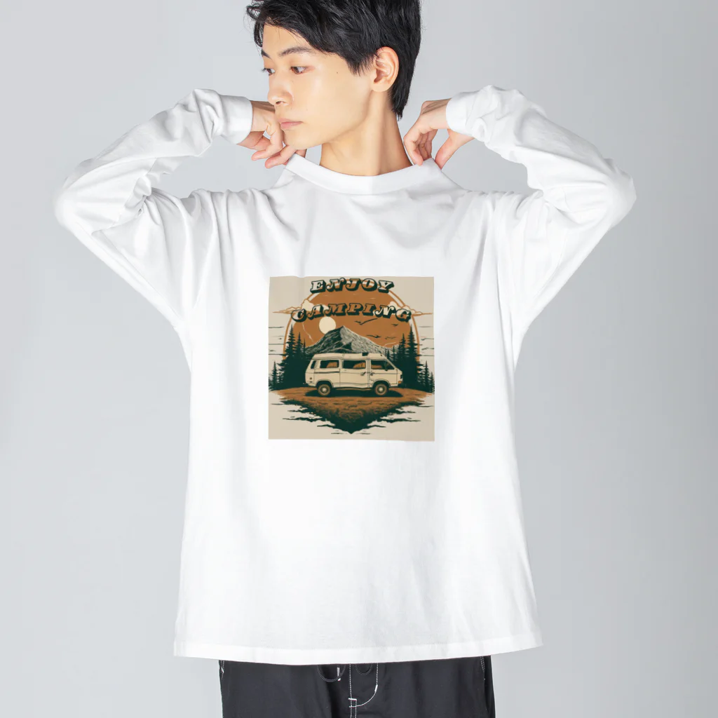 dotmagのレトロなキャンピングカーグッズ Big Long Sleeve T-Shirt