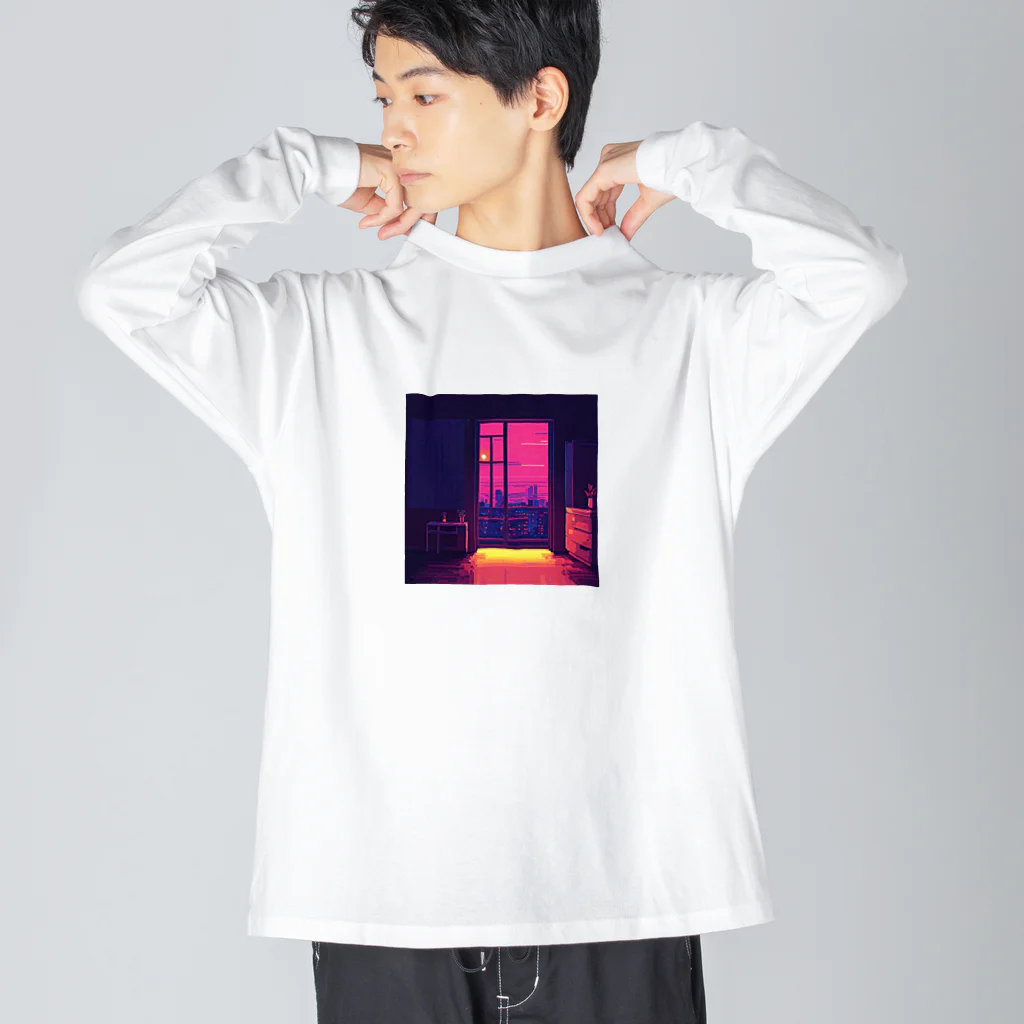 in the moodの006 mood room ビッグシルエットロングスリーブTシャツ