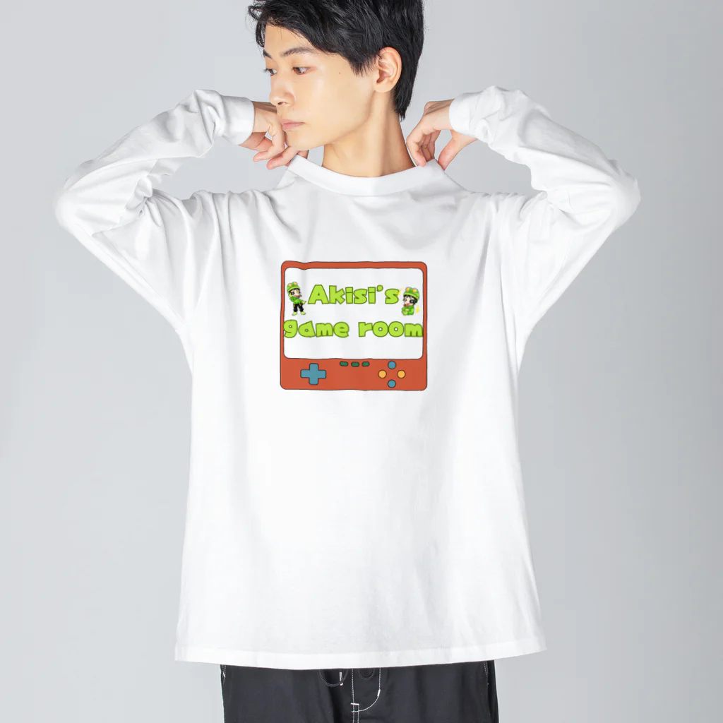 アキシのゲーム部屋 公式ショップのAKISI's game room　ビックシルエットロングスリーブTシャツ Big Long Sleeve T-Shirt