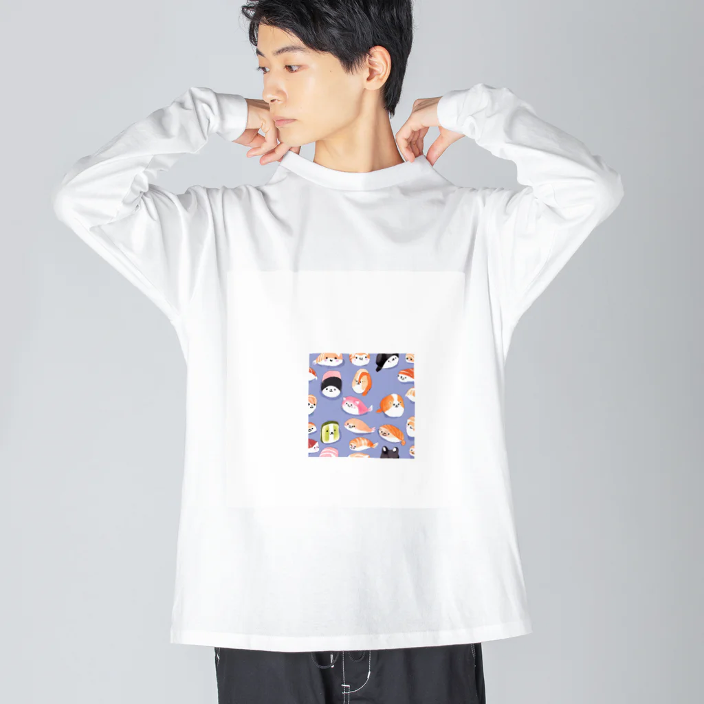 りほまるの店のあにまる寿司 Big Long Sleeve T-Shirt