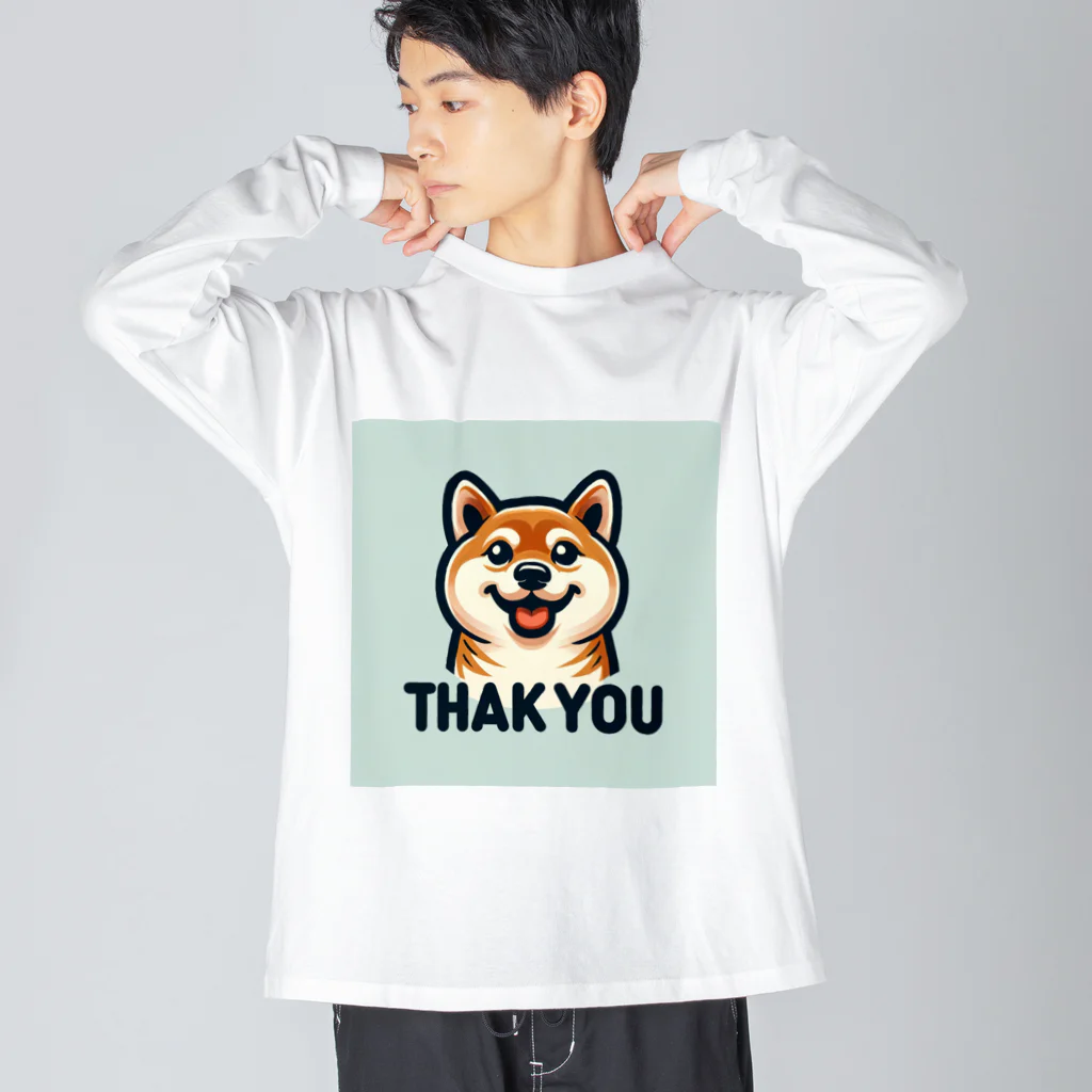 keikei5の魅力的な柴犬 Big Long Sleeve T-Shirt