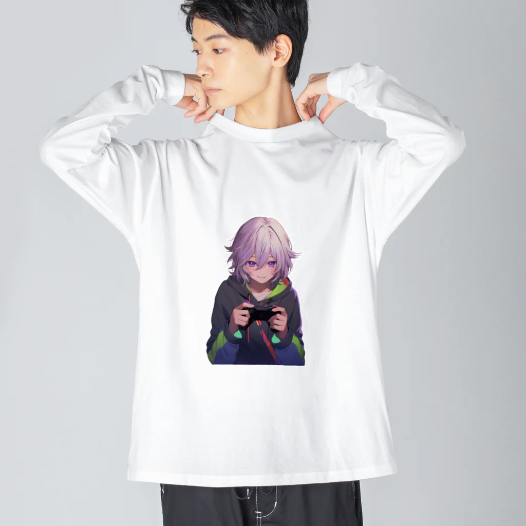 AICreaterのゲーミングBoy No.1 Big Long Sleeve T-Shirt