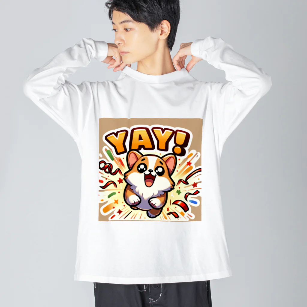 keikei5の超キュートな柴犬 Big Long Sleeve T-Shirt