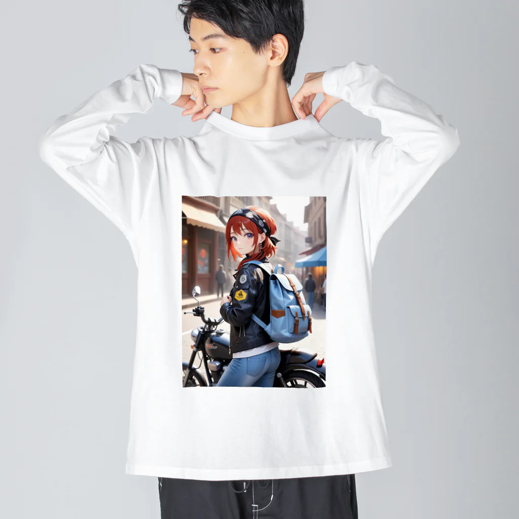 ヨーカズのバイク女子そら Big Long Sleeve T-Shirt