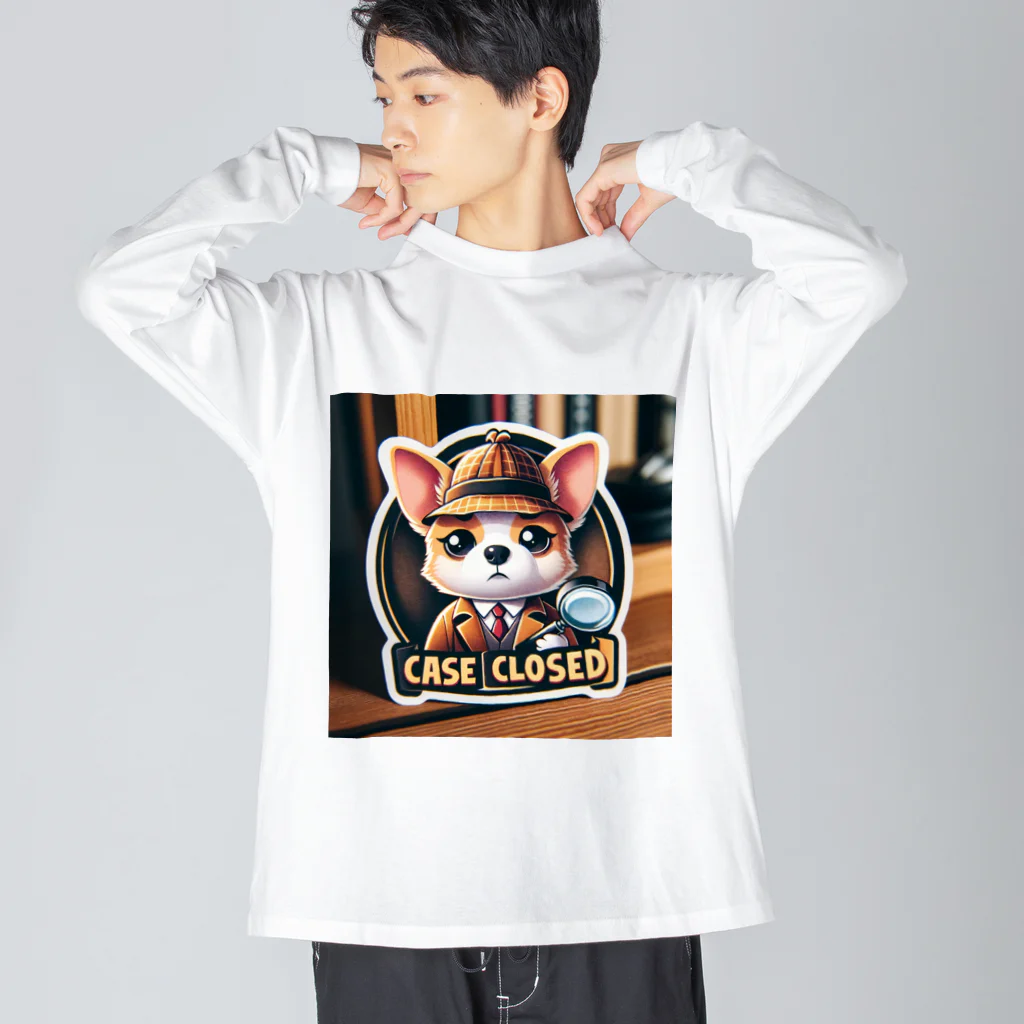 keikei5の新しい推理小説、ふわふわかわいいチワワ Big Long Sleeve T-Shirt