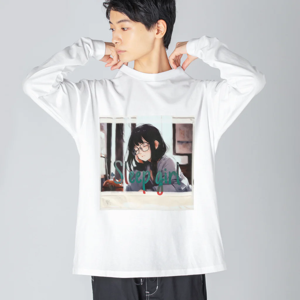 Sleep shopの眠ガール Big Long Sleeve T-Shirt