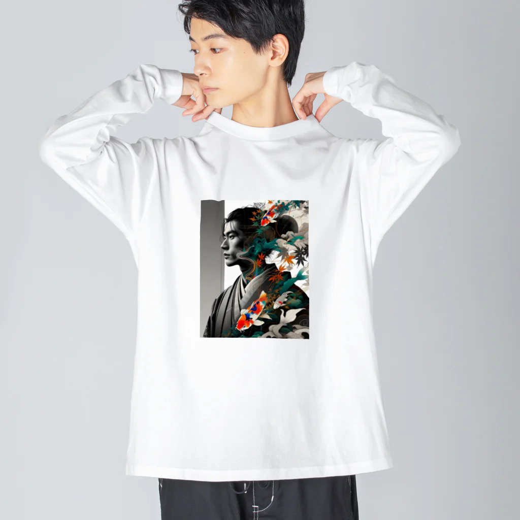 PABUROの美男子 Big Long Sleeve T-Shirt