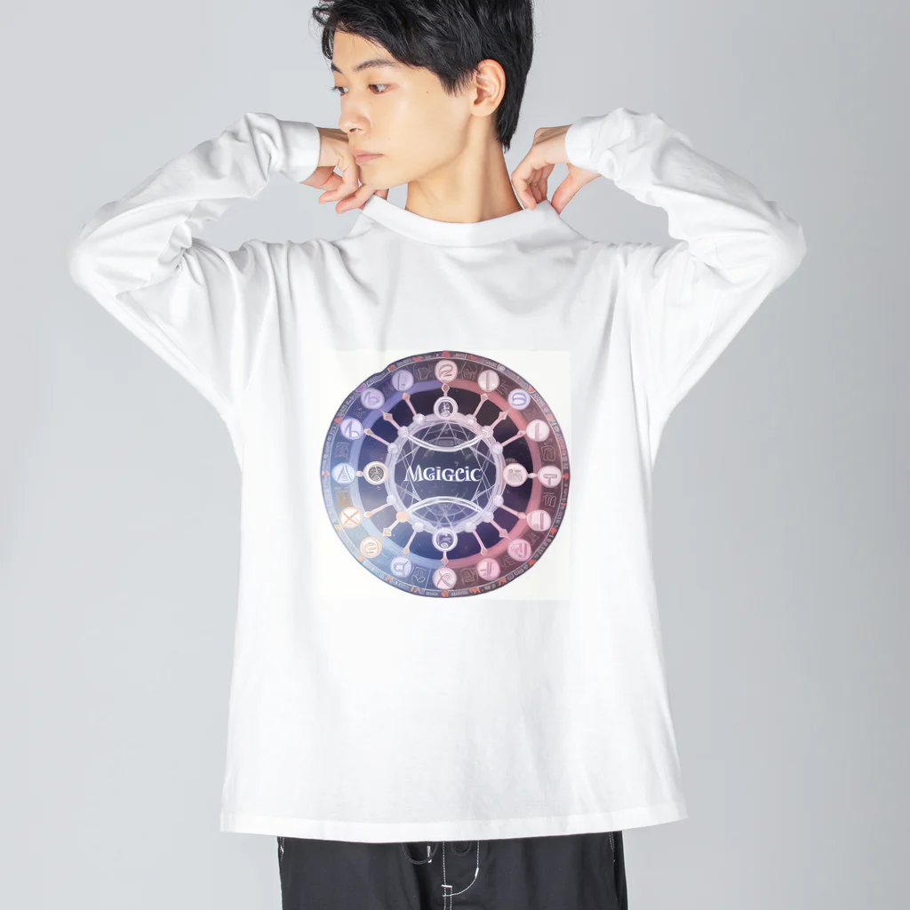 幻想の館の不思議模様・ルーン Big Long Sleeve T-Shirt