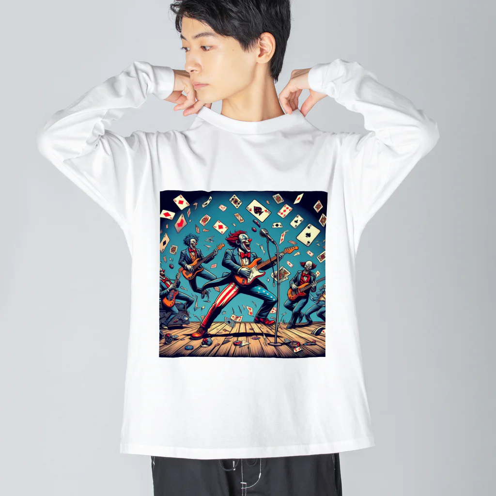 momonekokoの熱狂ピエロ Big Long Sleeve T-Shirt