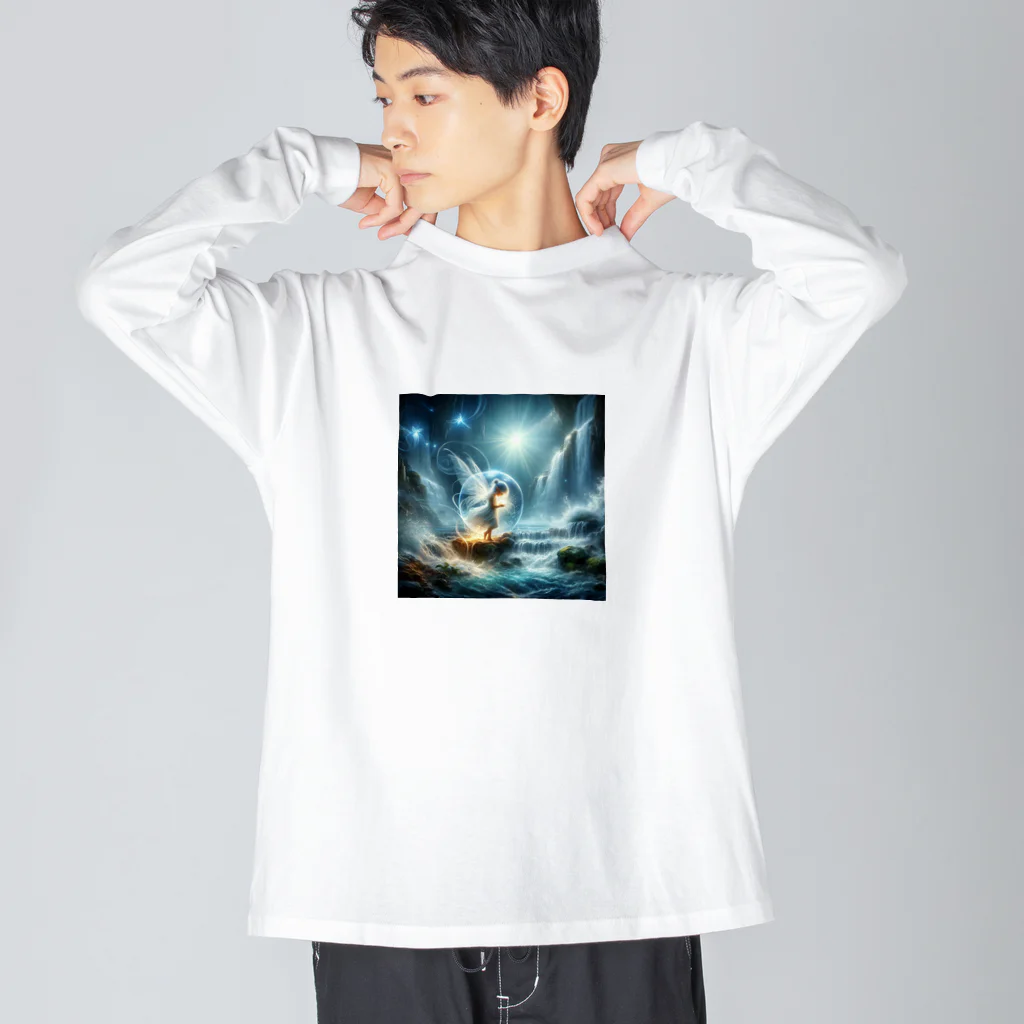 太陽の手の水の妖精 Big Long Sleeve T-Shirt