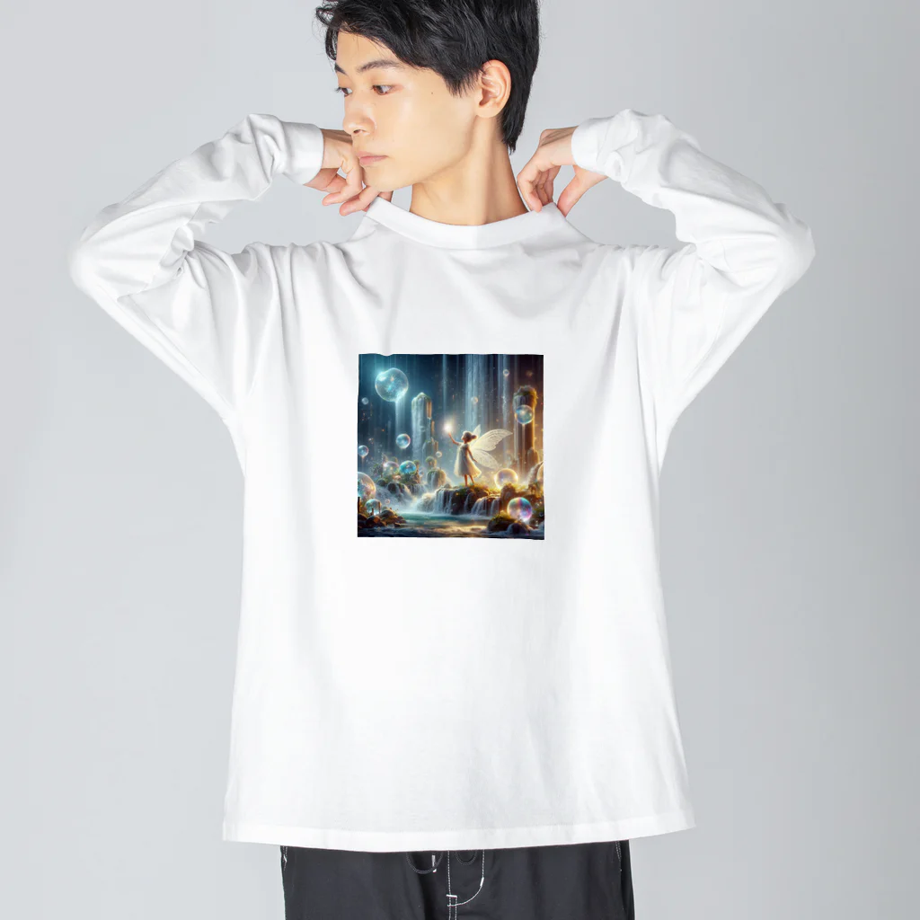 太陽の手の水の妖精 Big Long Sleeve T-Shirt