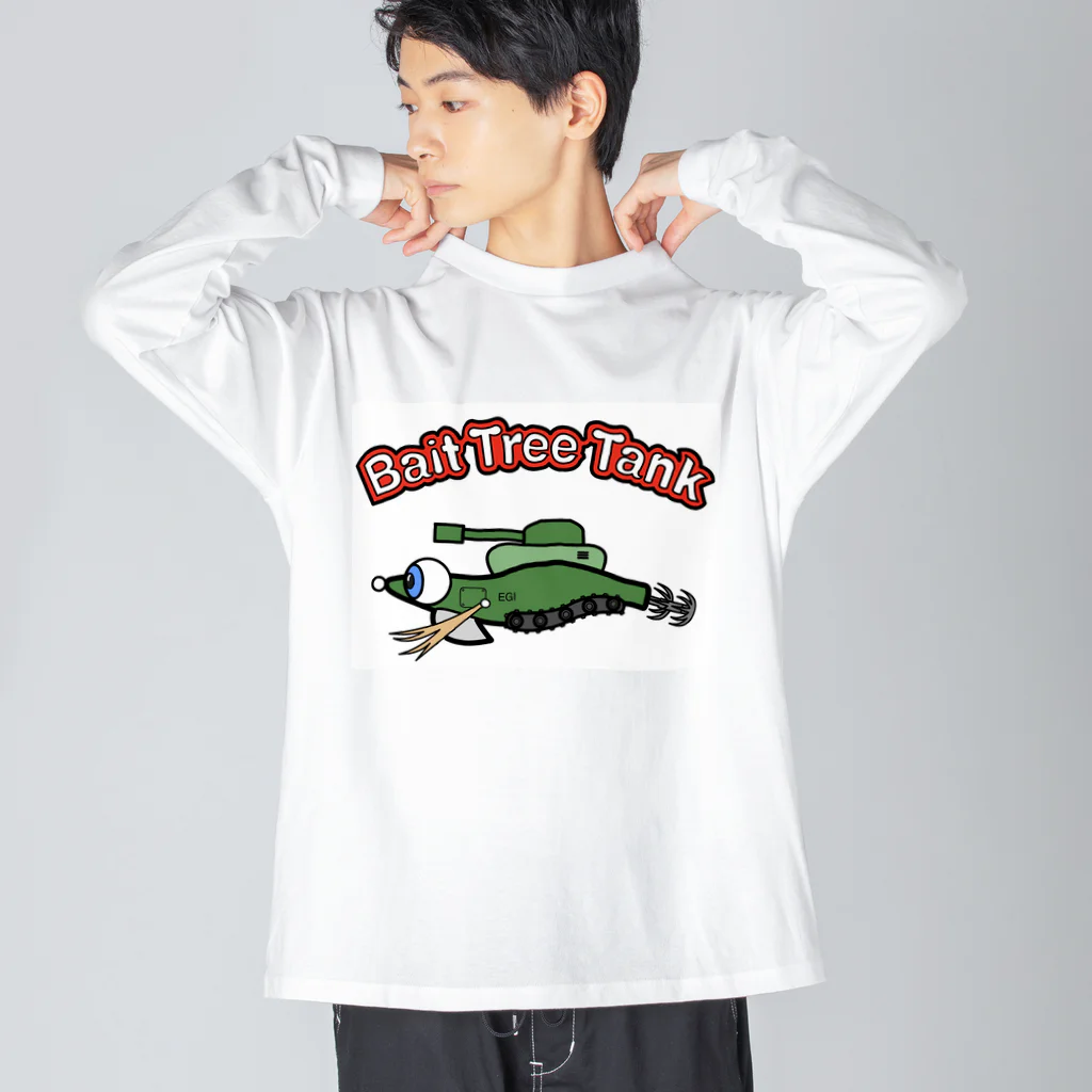 KyabettyのBait Tree Tank ビッグシルエットロングスリーブTシャツ