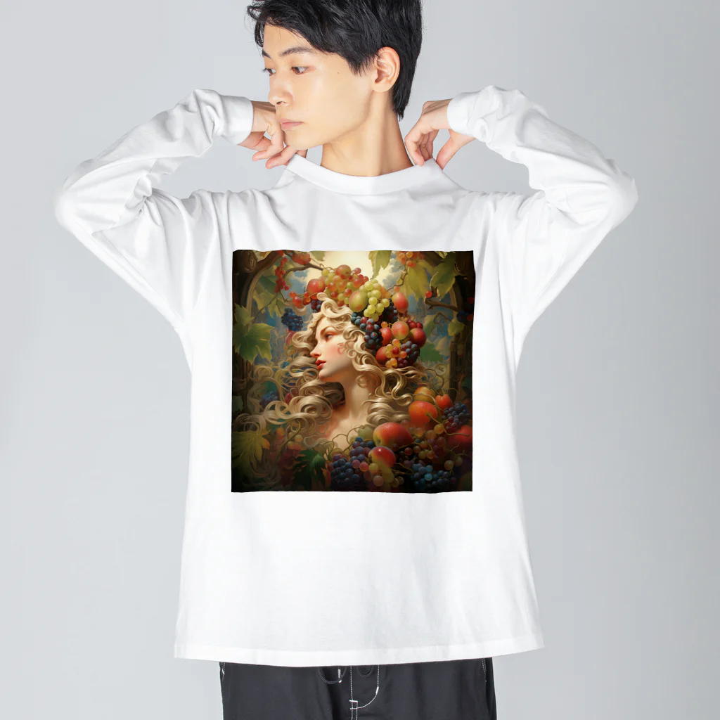 AQUAMETAVERSEの果実の女神　なでしこ1478 Big Long Sleeve T-Shirt