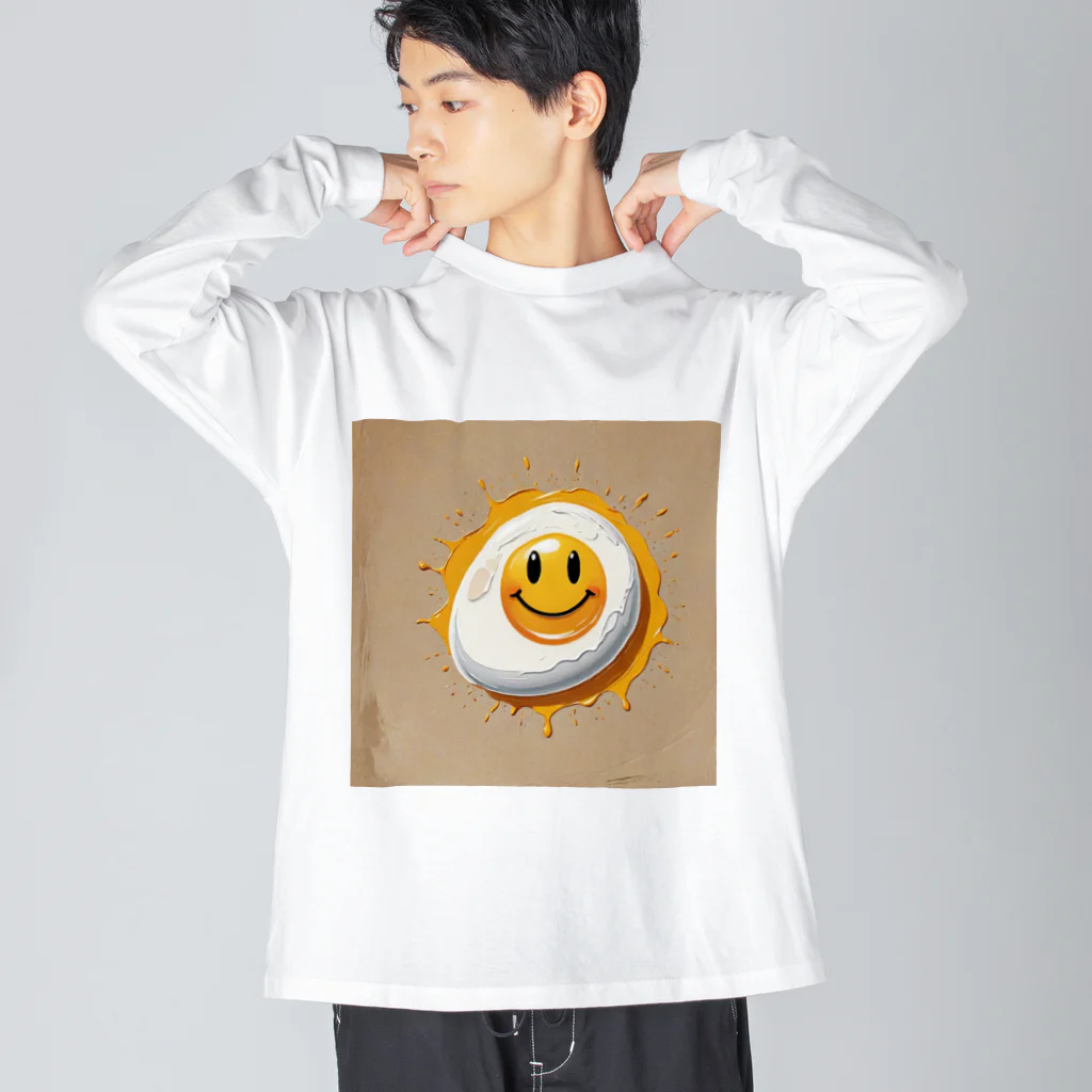 Mckenのたまごん ビッグシルエットロングスリーブTシャツ