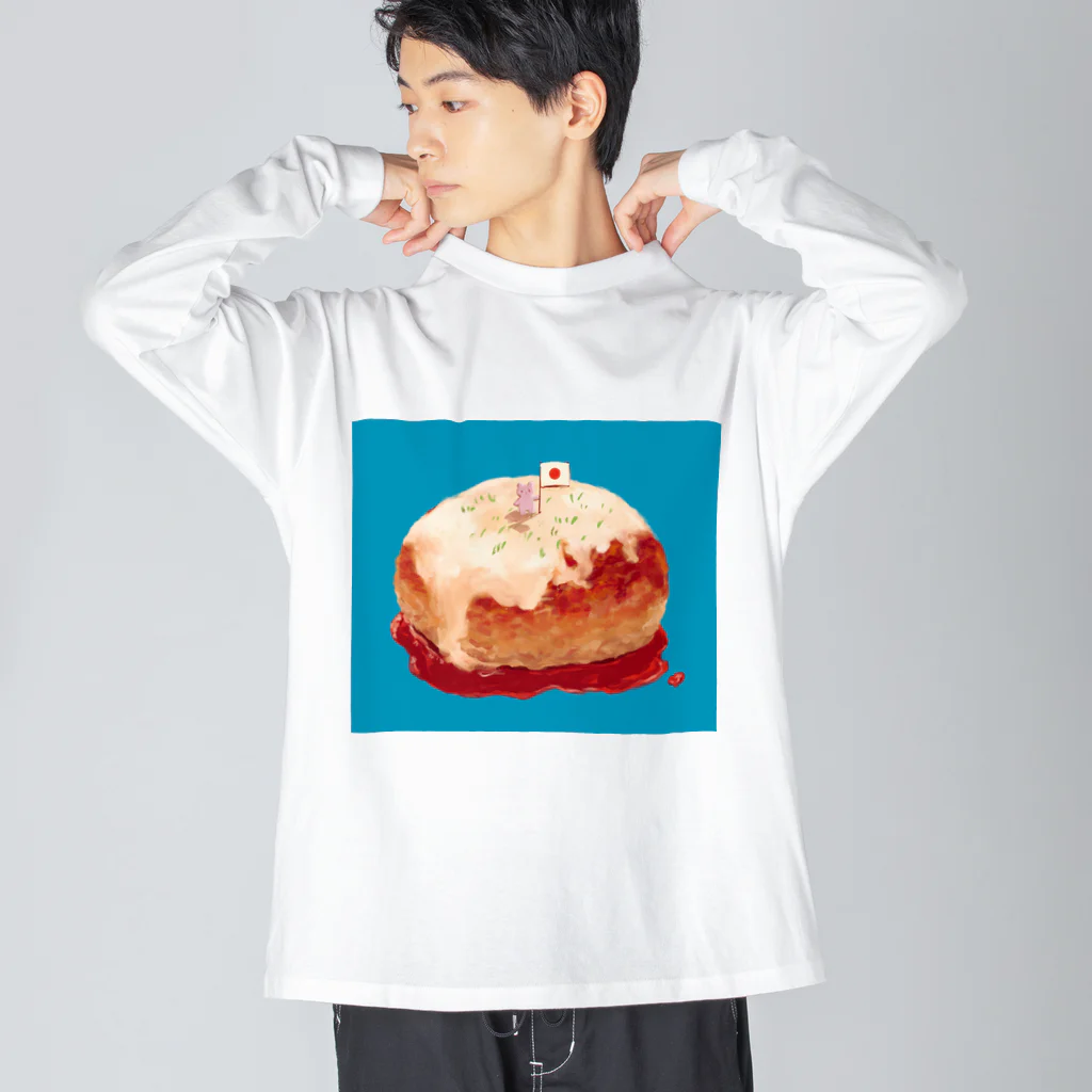 泉 さくらの山登り ビッグシルエットロングスリーブTシャツ