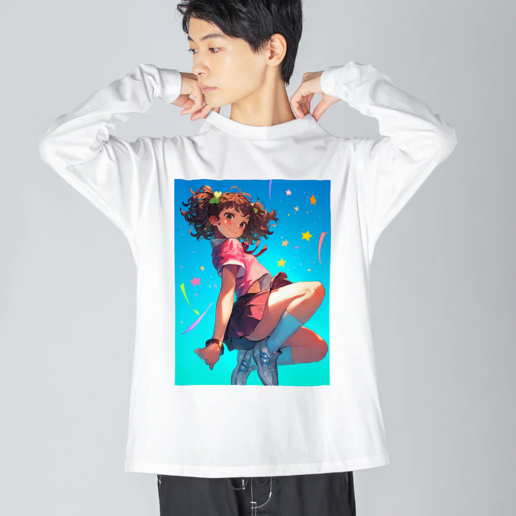 AQUAMETAVERSEの星屑のメロディ Marsa 106 Big Long Sleeve T-Shirt