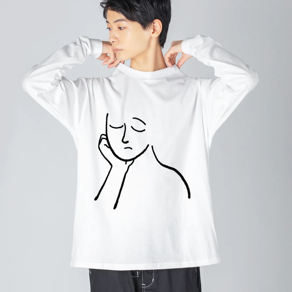 豊松りくのまどろみ Big Long Sleeve T-Shirt